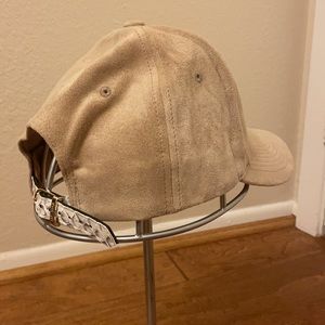 Custom made snake skin strap back hat